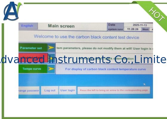 IEC 60811-4-1:2004 and ISO 6964 Compliant Automatic Carbon Black Content Tester for Polyethylene Combustion Testing