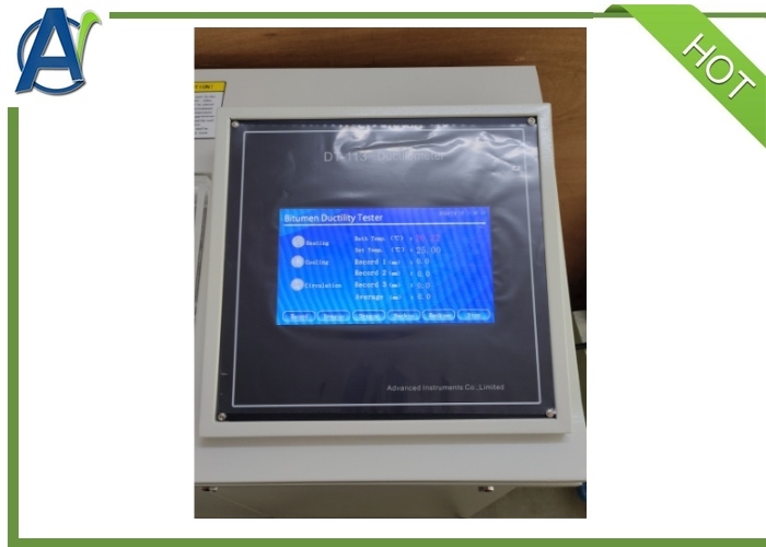 ASTM D113 Automatic Bitumen Ductility Test Machine (Industrial Control)for Highway Engineering
