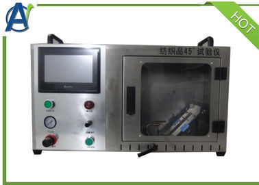 ASTM F2100 Cerrahi Maskeler 45 ° Yanma Altında Yanıcılık Test Cihazları